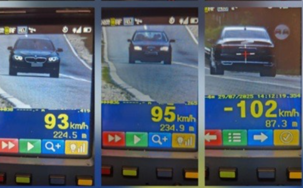 Zeci de șoferi luați ca din oală de radar, lângă Horezu. Câți au rămas fără permis în trei ore