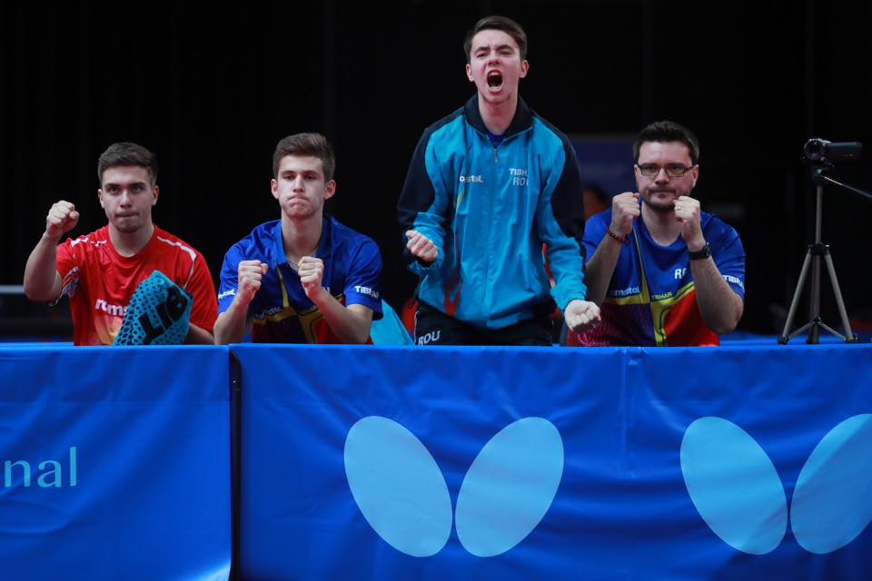 Tenis de masă. Echipa masculină a României, locul 5 la Mondialele de juniori, iar echipa feminină, pe 6