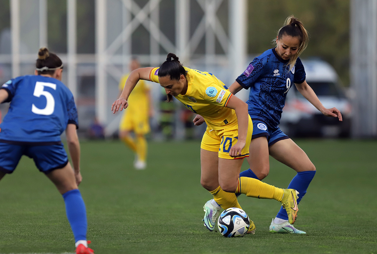 Au trecut de kazahe. Naționala feminină de fotbal a României, a doua victorie în preliminariile Euro 2025