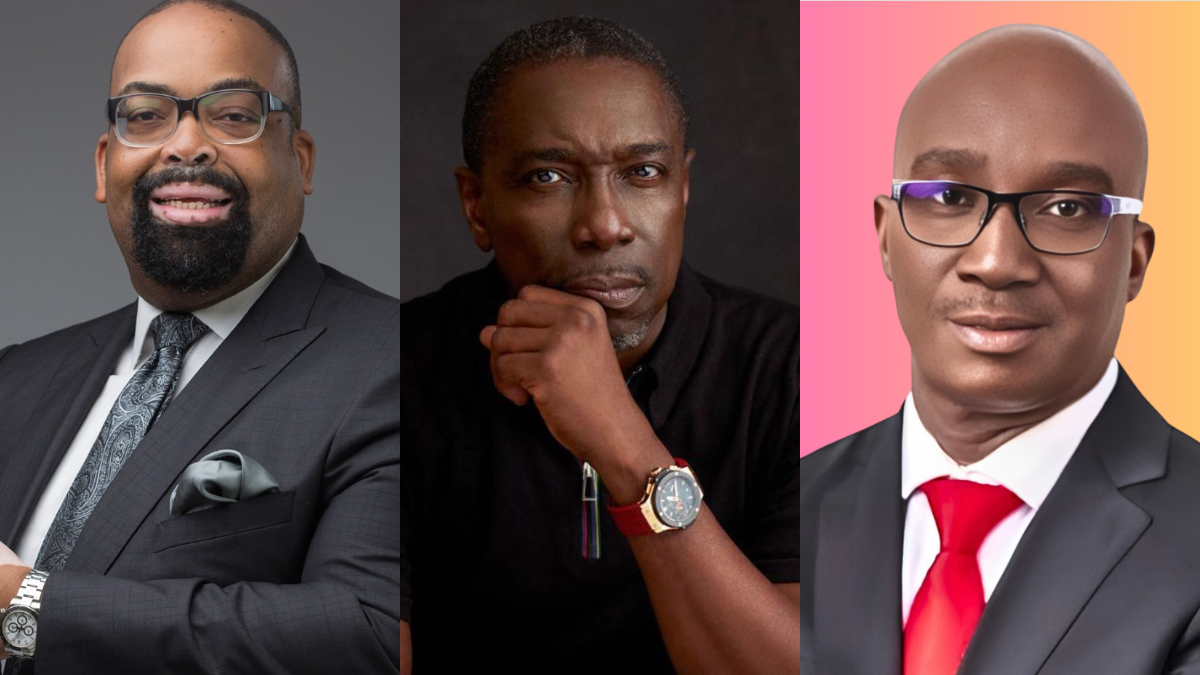 L-R: Olumide Akpata (LP), Asue Ighodalo (PDP) and Monday Okpebholo (APC). [Facebook]