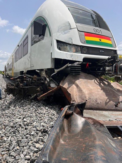 No passenger injured in accident involving Ghana’s newly imported train – Minister