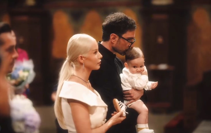 Carmen Grebenișan și-a botezat băiețelul. Imagini emoționante de la ceremonia lui Kadri
