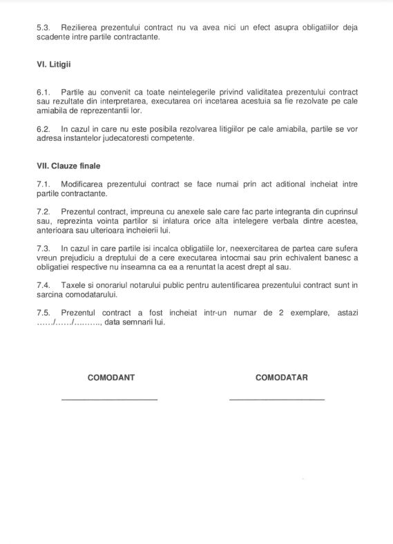 Ce este contractul de comodat auto și ce acte sunt necesare pentru a-l încheia, în 2025