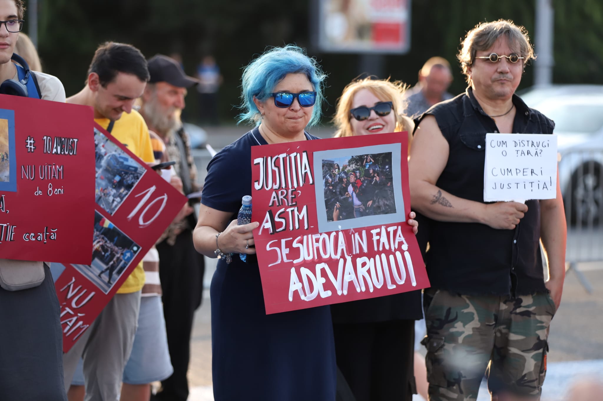 Protest în Piața Victoriei, la 8 ani de la violențele din 10 august 2018: „Ne-au gazat, i-ați achitat!”