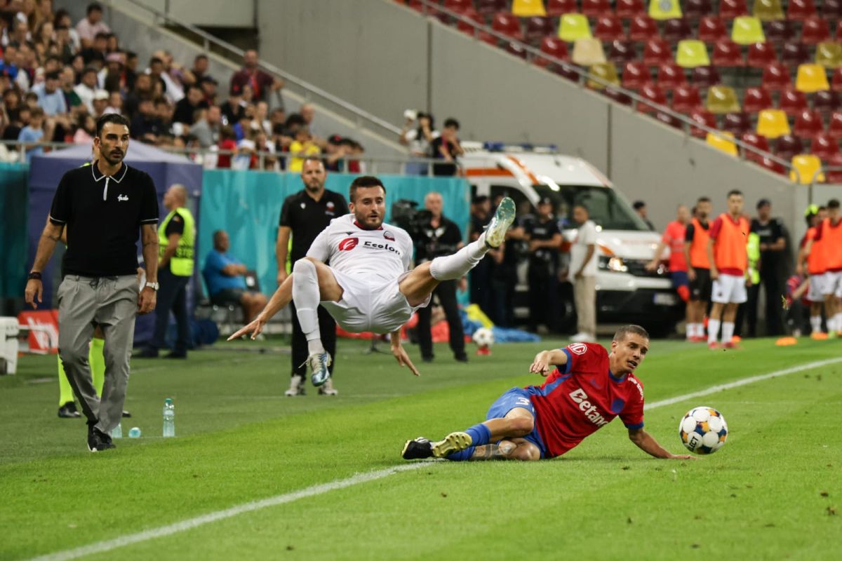 FCSB a fost bătută de Shkendija și la București și a fost eliminată din Liga Campionilor