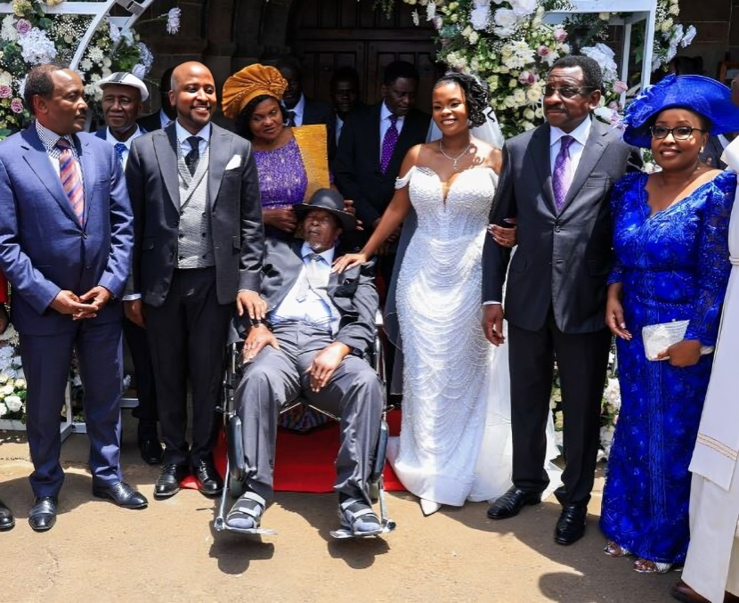 James Orengo’s son Michael weds lover Samantha Luseno in glamorous event