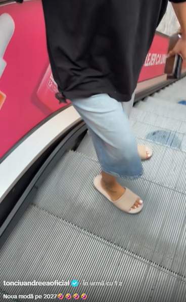 Cum a apărut Andreea Tonciu la mall. Prietena ei a filmat-o și a publicat imaginile. „Noua modă pe 2027”