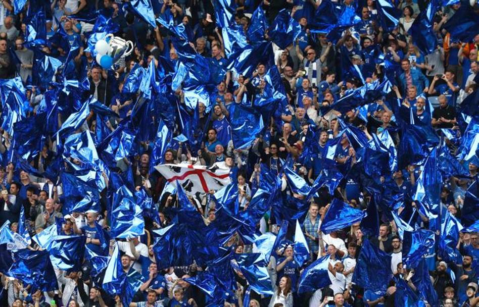 Ce party pe ”King Power Stadium”! Leicester a dat o petrecere pe cinste, la meciul cu Everton. Imagini de colecție / GALERIE FOTO & VIDEO