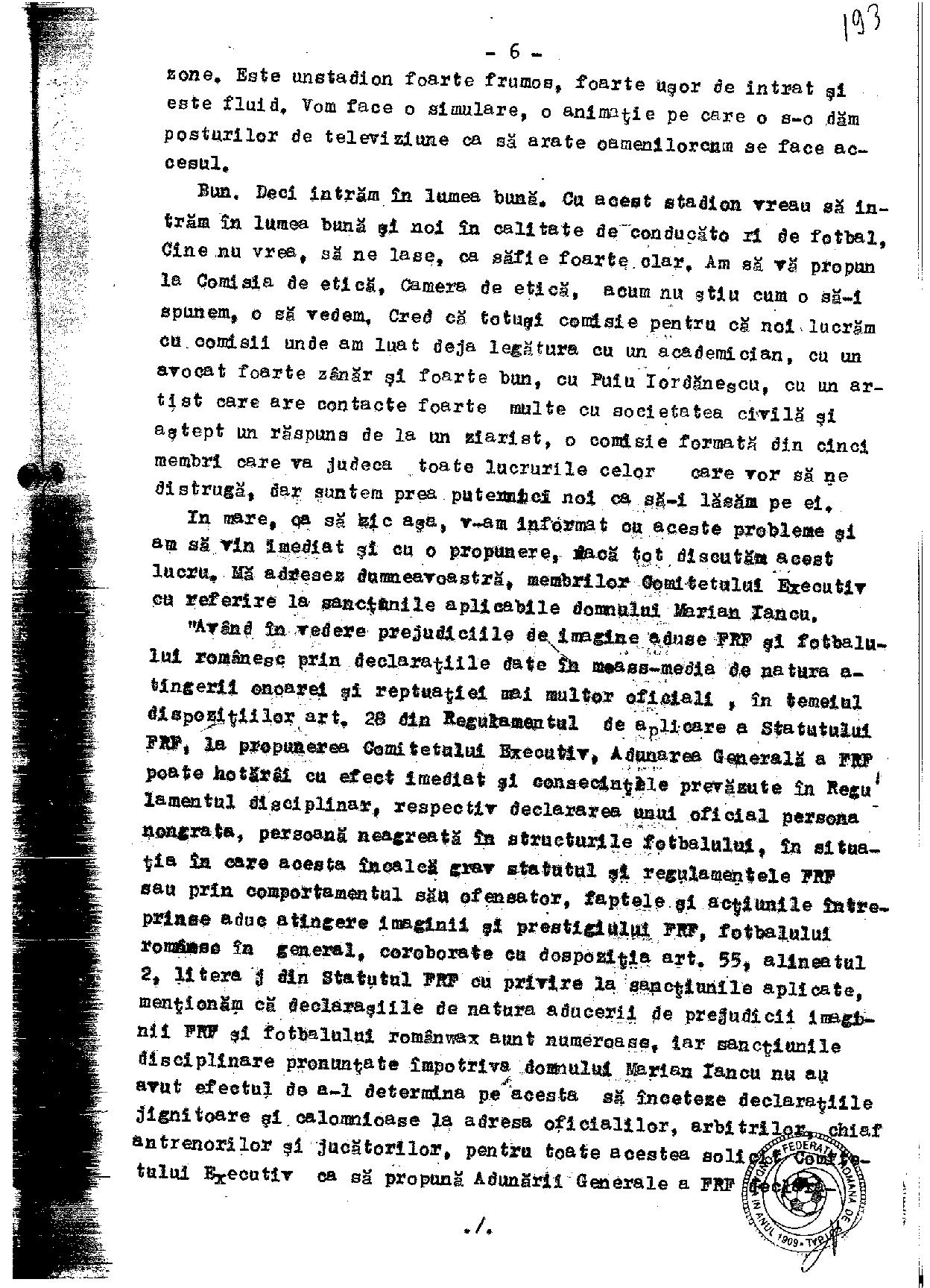 Stenogramă-bombă! Mircea Sandu l-a acuzat într-un CEx din 2011 pe un fost șef al arbitrilor că joacă la pariuri. Reacția celui vizat / EXCLUSIV