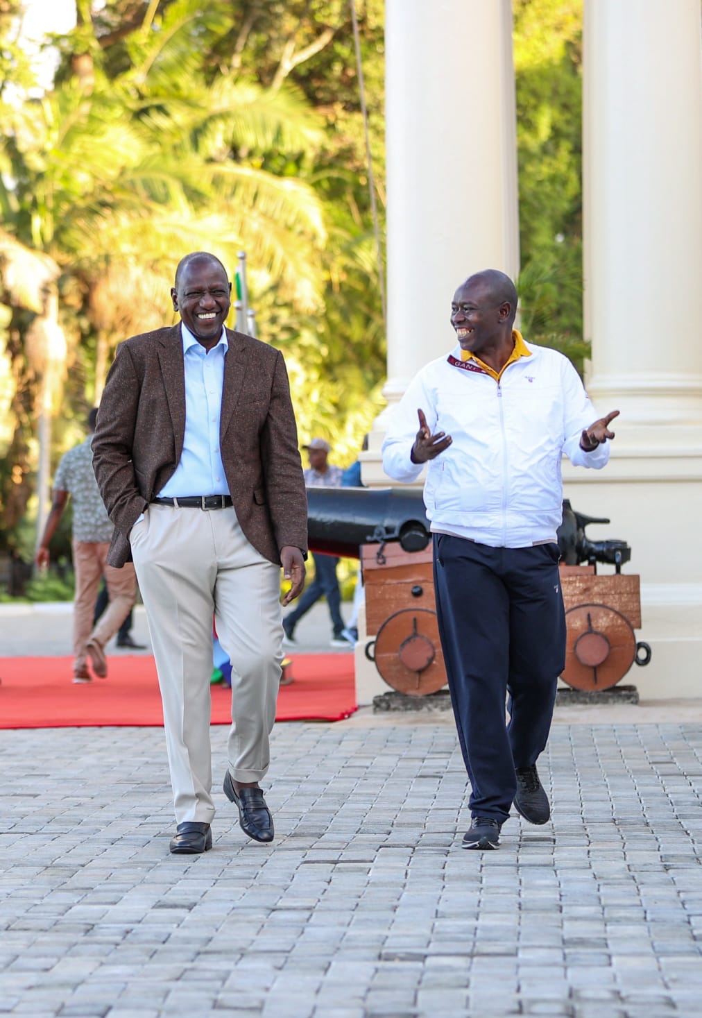 President William Ruto with Deputy President Rigathi Gachagua at State House on April 3, 2023