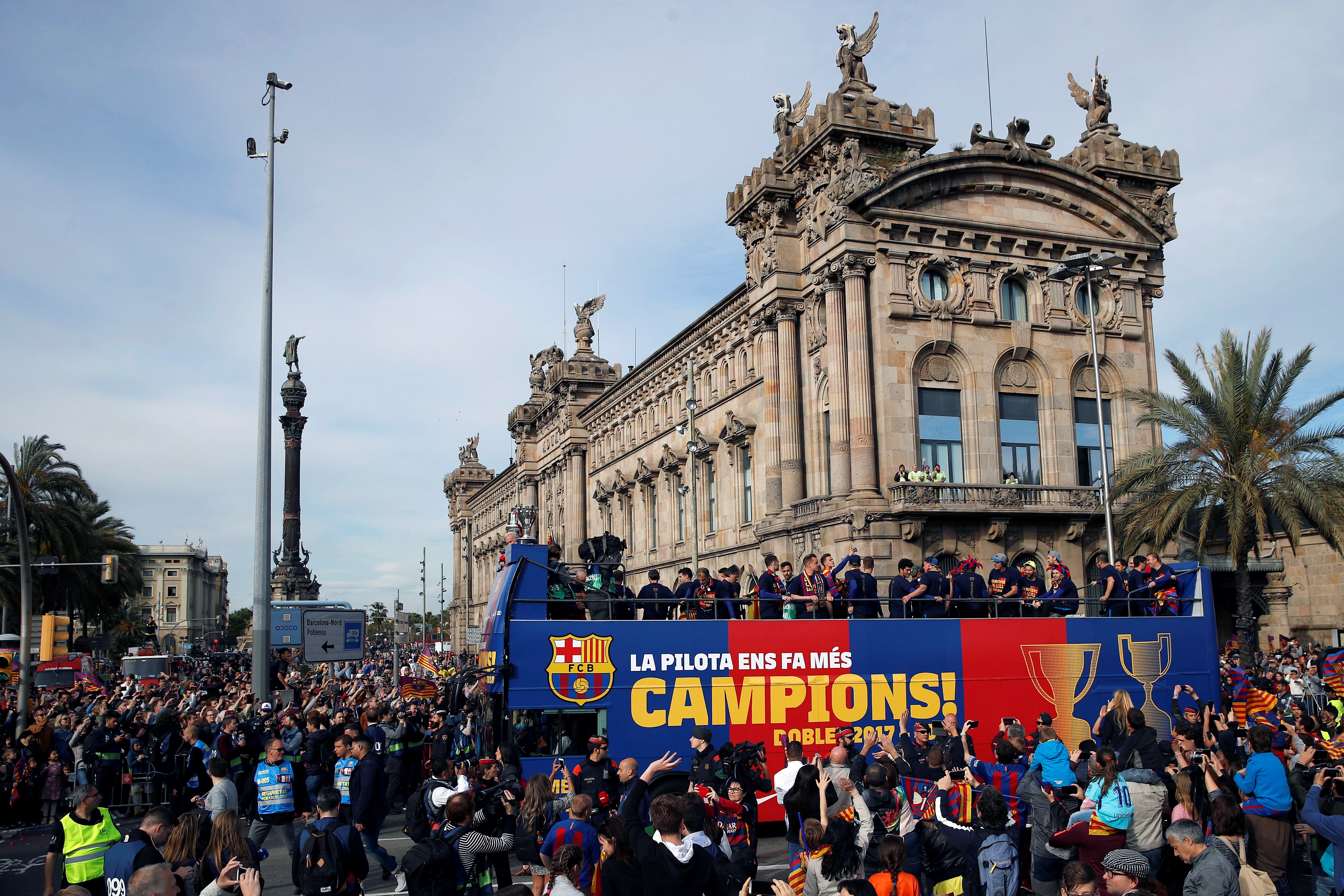 Barcelona este noua campioană a Spaniei. Catalanii au declanşat fiesta / GALERIE FOTO&VIDEO