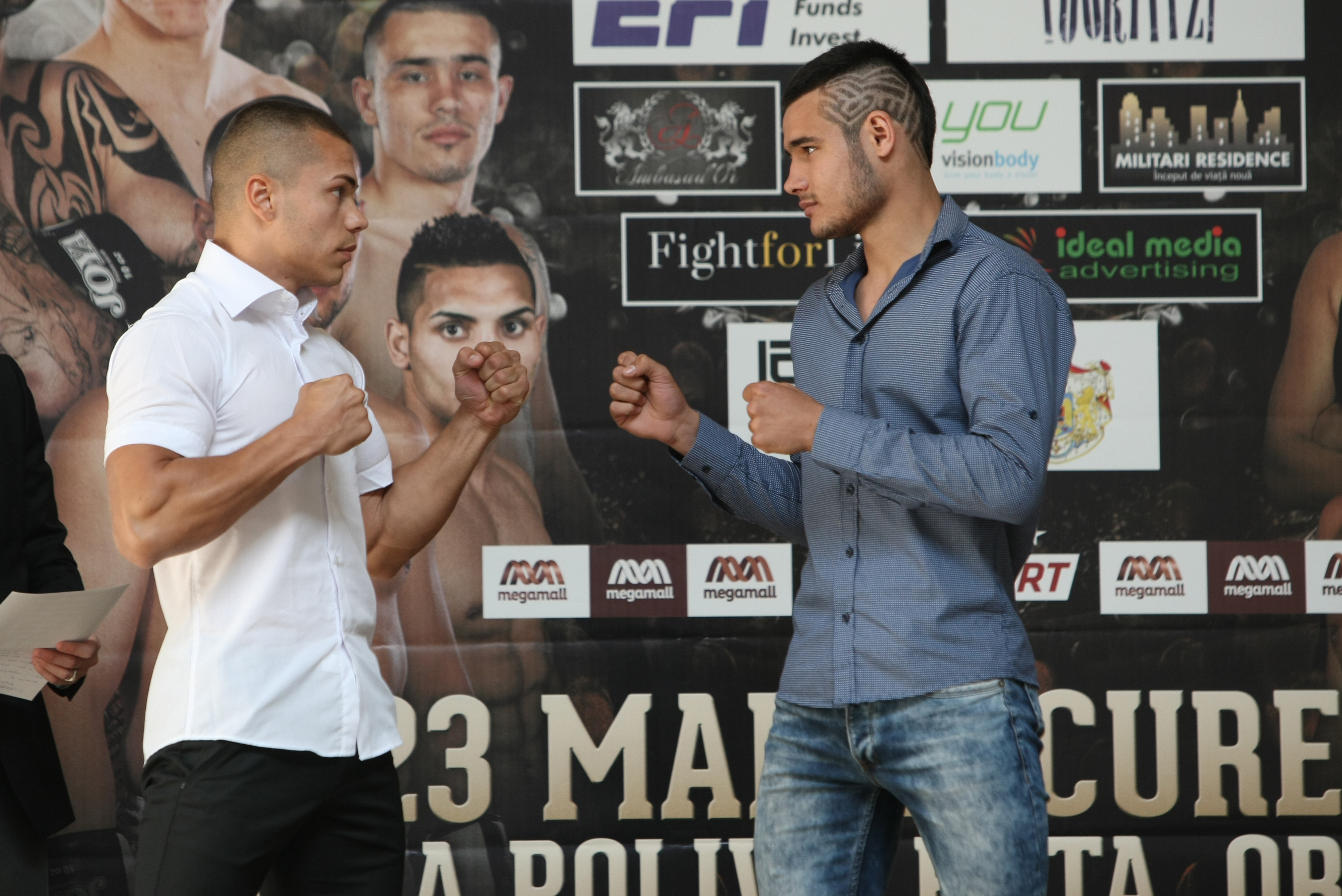 Luptătorii de la Superkombat București au trecut cu bine de proba cântarului oficial / GALERIE FOTO