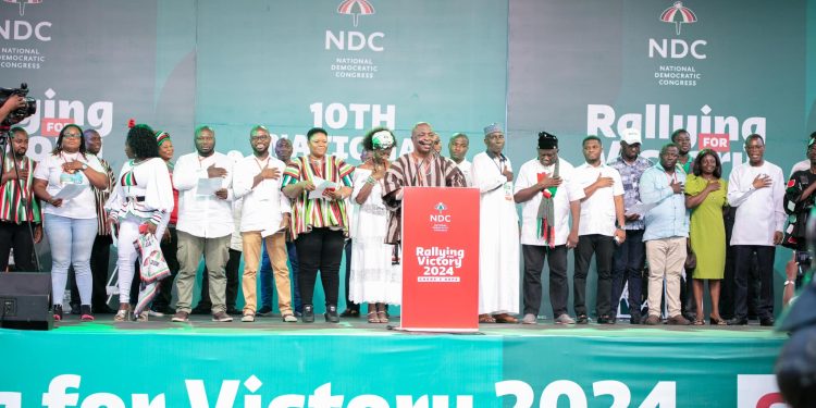 Here are the members of the NDC national campaign team for 2024 elections
