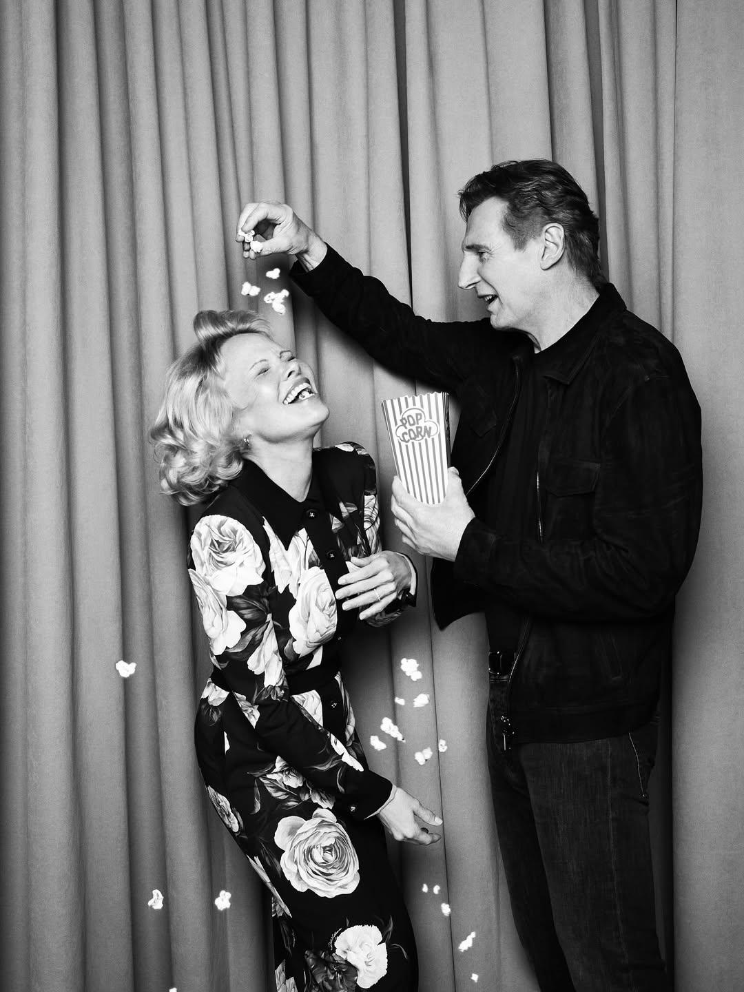 Pamela Anderson și Liam Neeson, cel mai nou cuplu de la Hollywood. Cum a reacționa fiul actorului