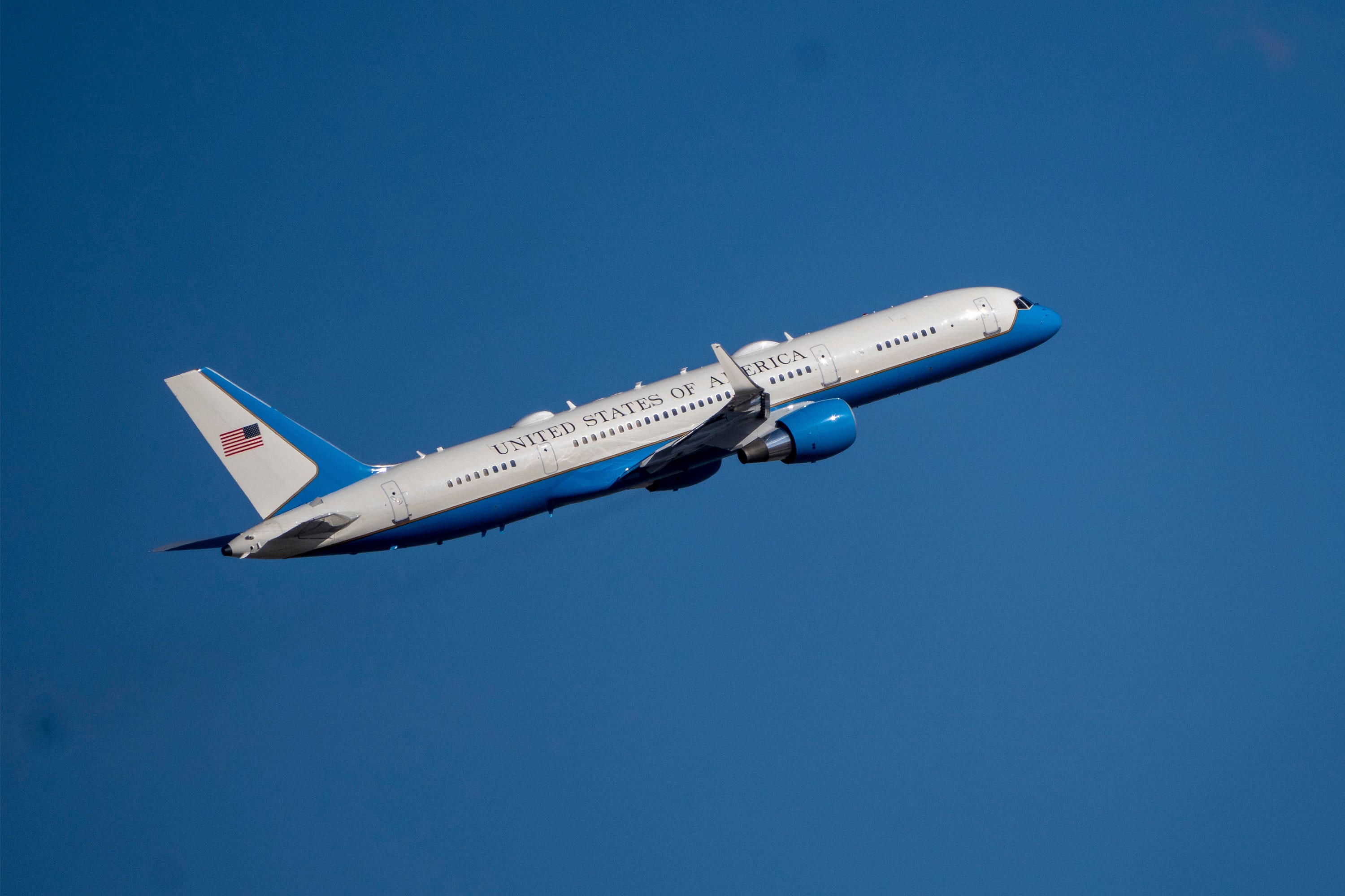 Take a look inside Air Force Two, the 155-foot custom jet plane