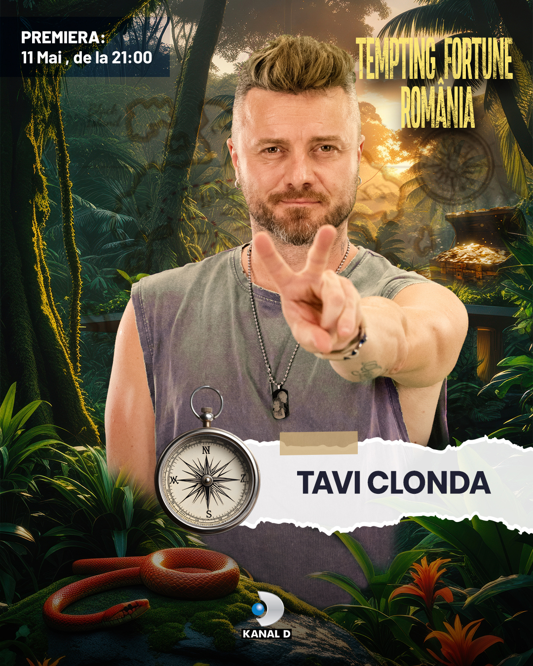 Tavi Clonda, prima reacție după ce s-a aflat că revine în televiziune. În ce emisiune apare: „Așteptam această provocare”