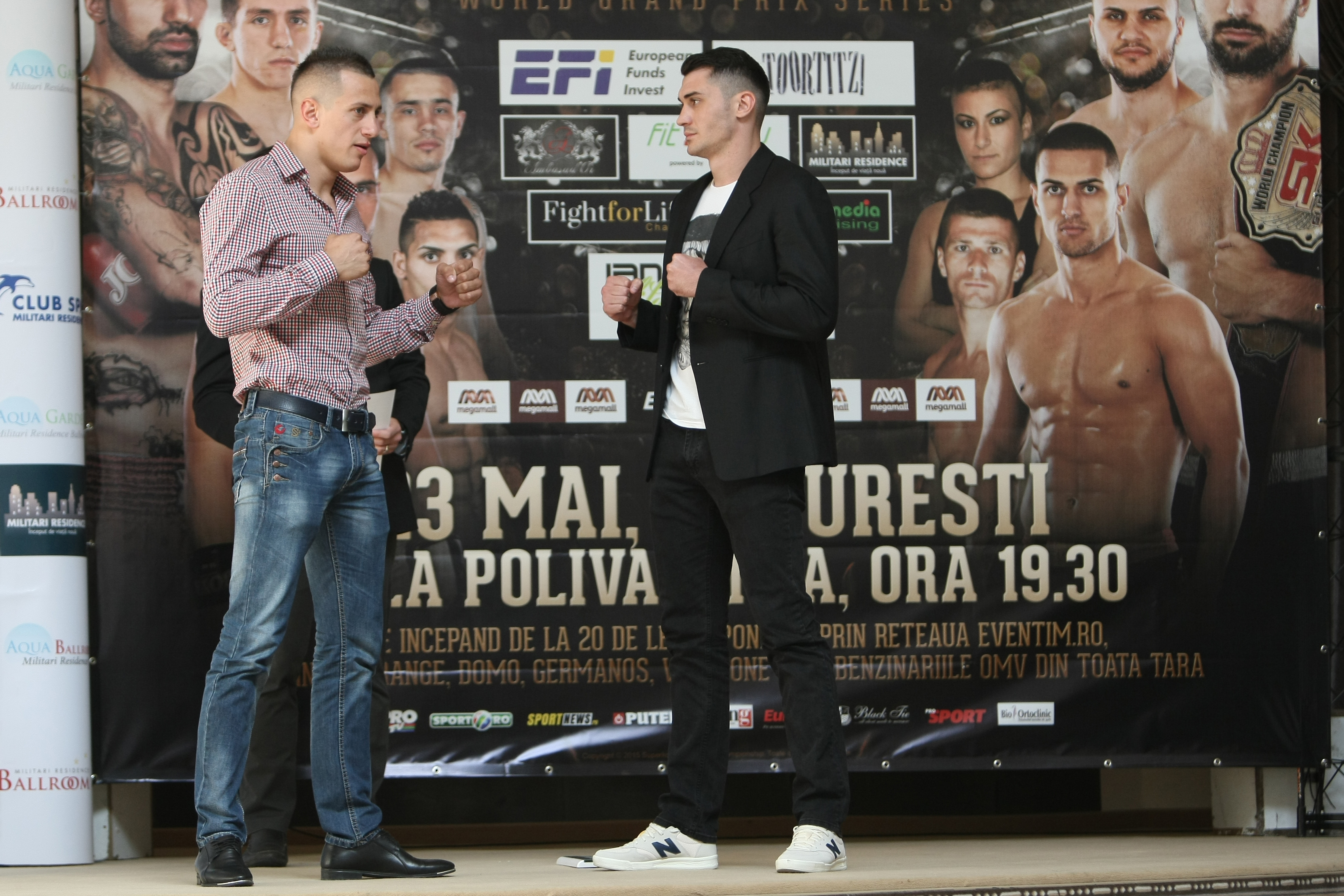 Luptătorii de la Superkombat București au trecut cu bine de proba cântarului oficial / GALERIE FOTO