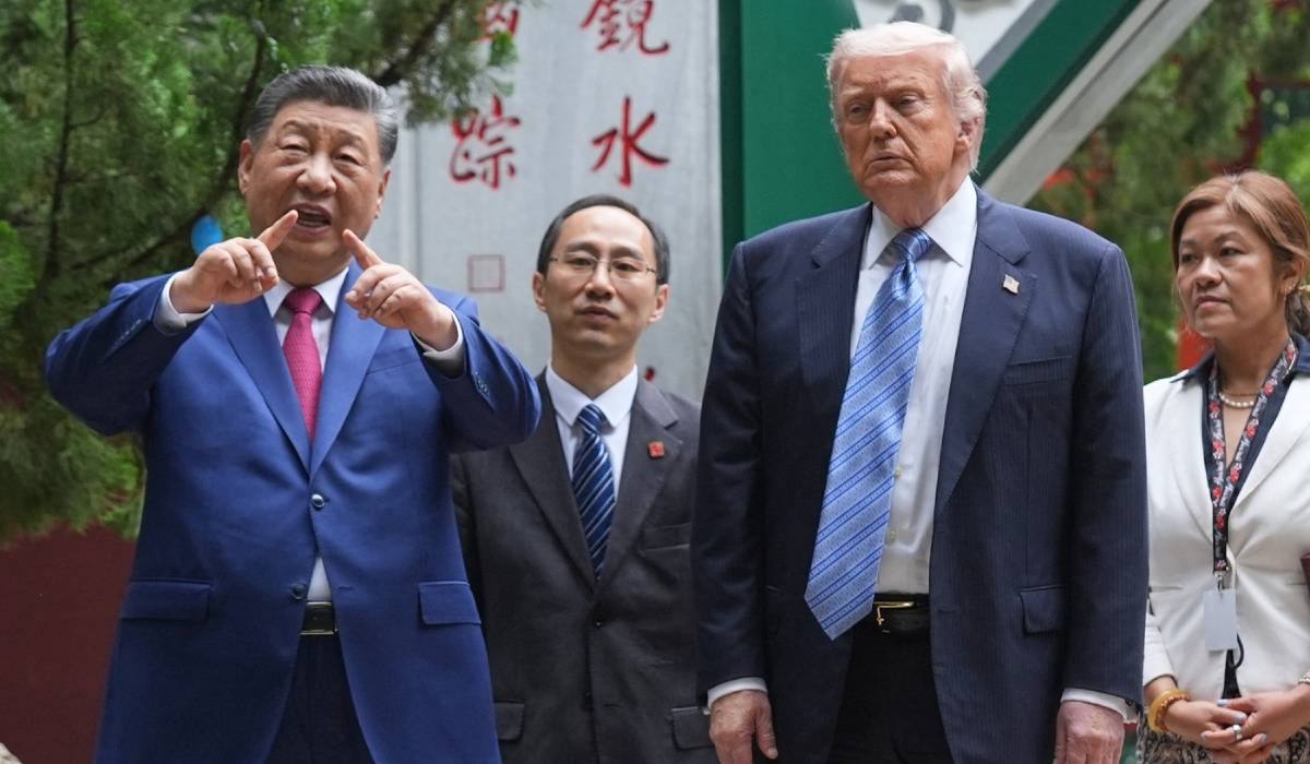 Donald Trump a fost primit de Xi Jinping la Zhongnanhai, locul unde puțini lideri străini ajung. Ce se ascunde în sediul păzit al conducerii Chinei