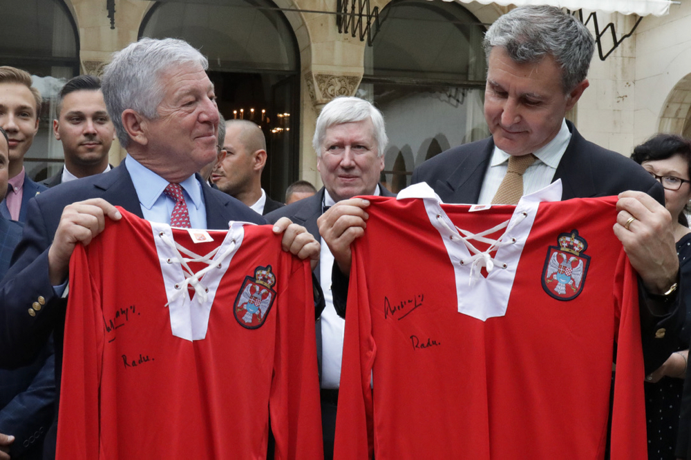 Serbia Regală - România Regală 0-3, meci de gală. S-a jucat la Belgrad, acolo unde a avut loc, acum 96 de ani, primul meci internaţional al tricolorilor
