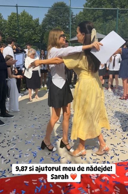 Ce medie a avut fata Ancăi Serea la Bacalaureat 2025. Vedeta a făcut publică reușita lui Sarah: „Ajutorul meu de nădejde”