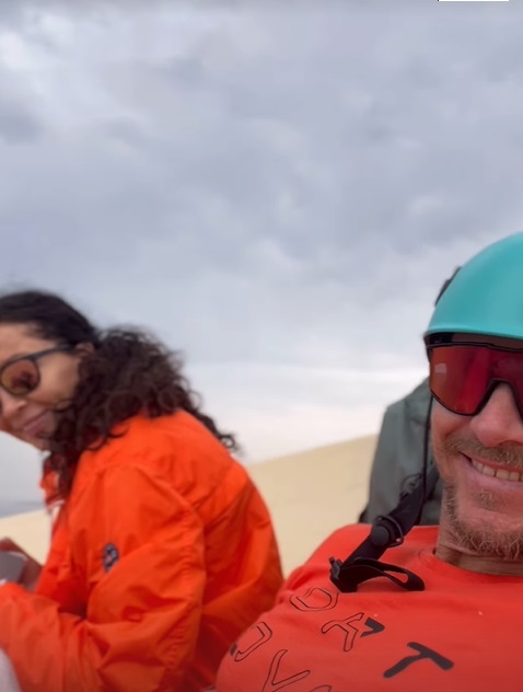 Cum au apărut Mihaela Rădulescu și Felix Baumgartner în vacanță, în Franța. El a transmis: „Mă bucur de viață cu iubita mea”