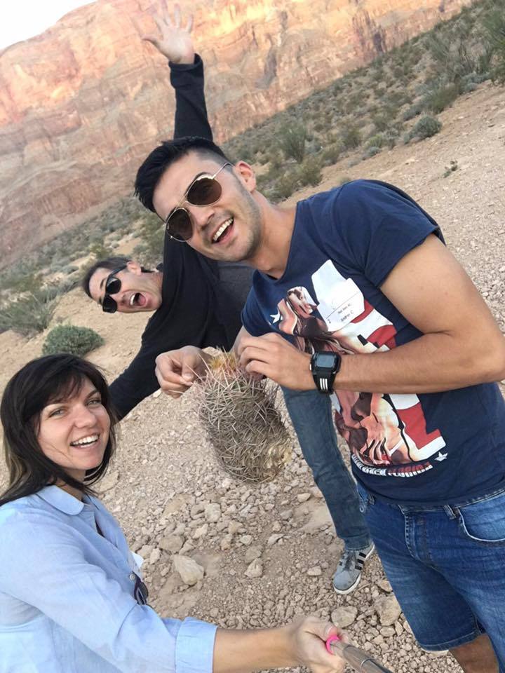 Când începe Indian Wells va fi mai greu! Simona Halep se simte bine în SUA. ^Constănțeanca a ”survolat” Marele Canion / FOTO