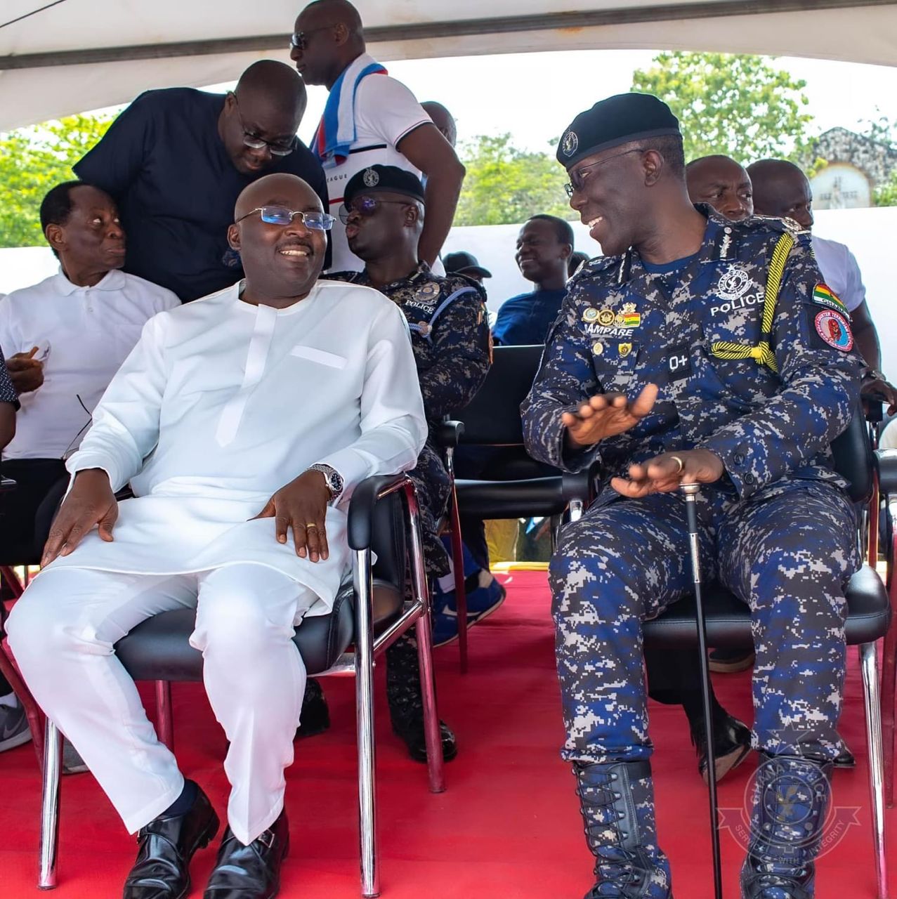 Bawumia hails Dampare for increased Police professionalism and discipline