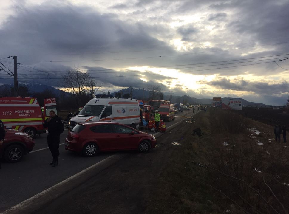 FOTO&VIDEO/ Patru oameni, morți într-un grav accident în Hărman, județul Brașov. Un copil, printre victime