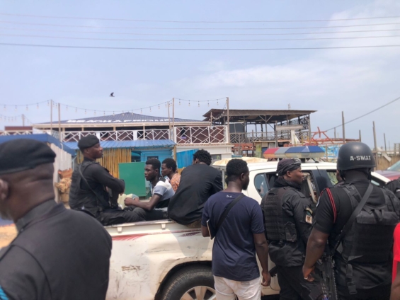 Police arrest 13 people for Teshie Military shooting range land encroachment