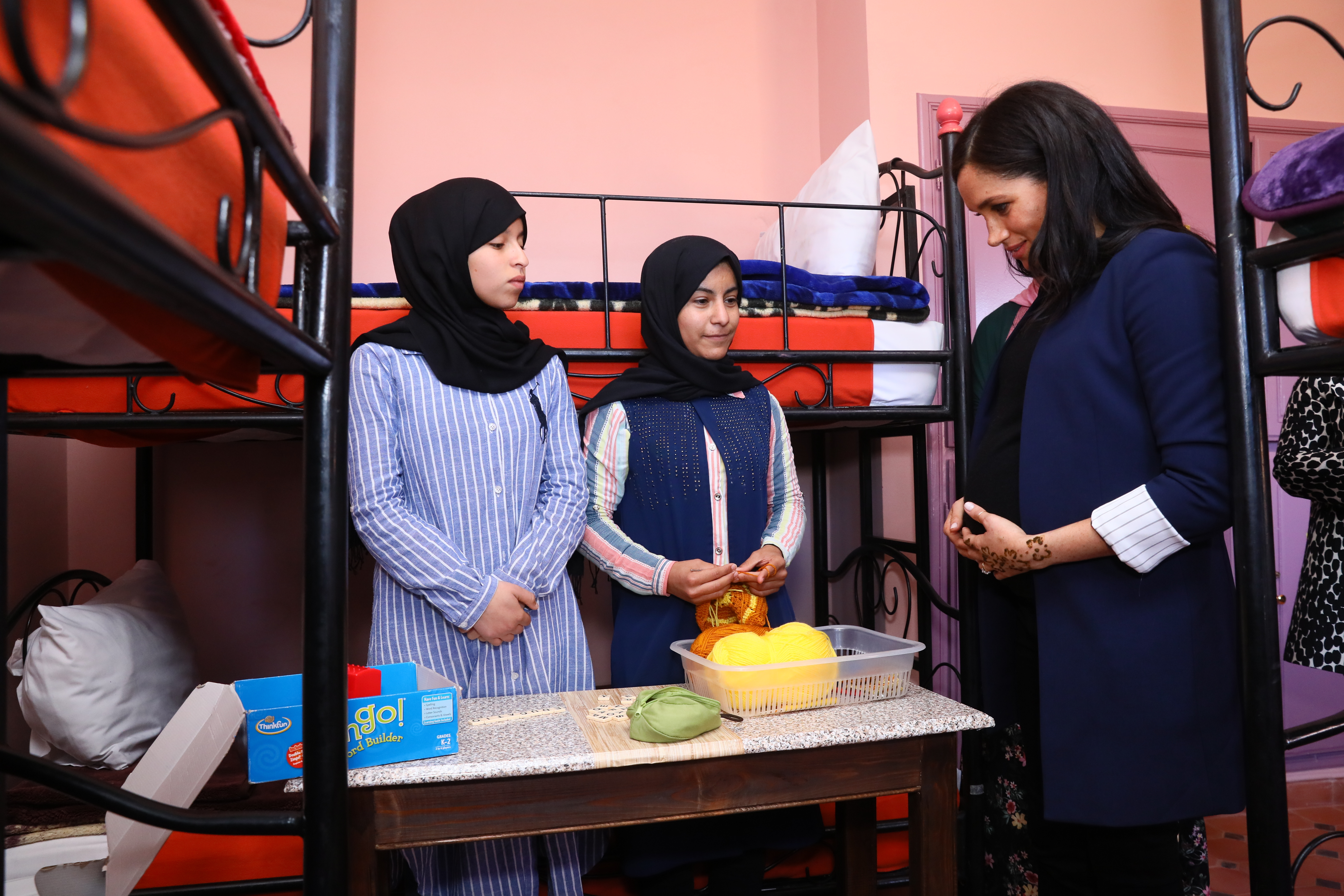 FOTO | Meghan Markle, la ultima vizită oficială din străinătate, înainte să nască. Ducii de Sussex sunt în Maroc