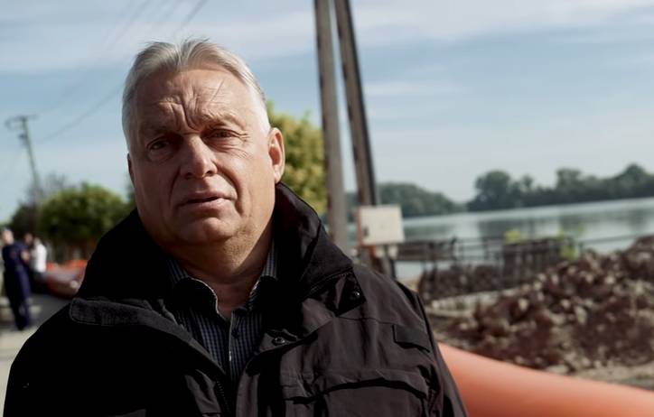 Orbán Viktor Mohács felett jelentette be: kivédtük az árvizet