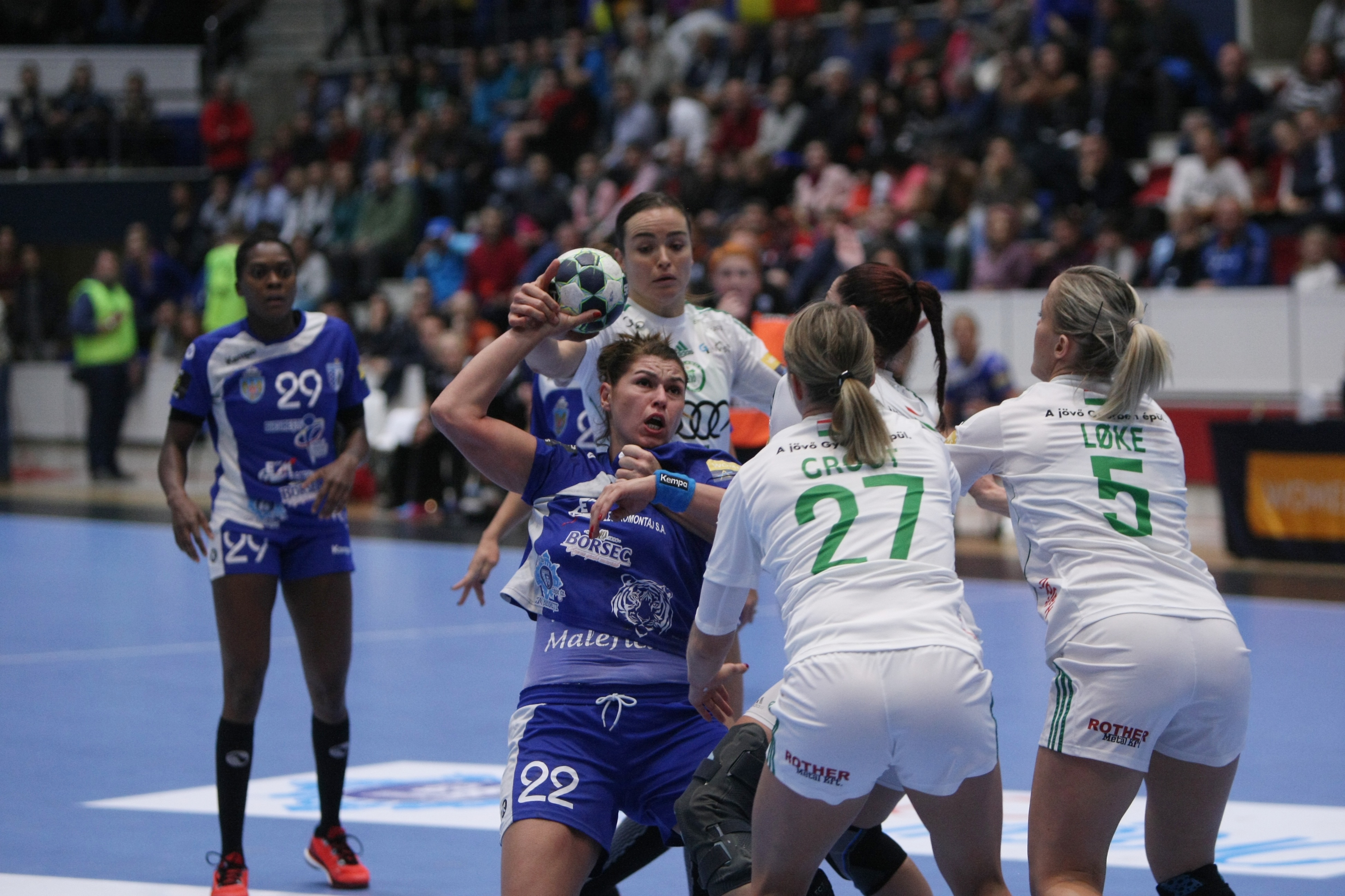CSM București - Gyor 24-27. Maghiarele și-au luat revanșa pentru finala Ligii Campionilor | GALERIE FOTO