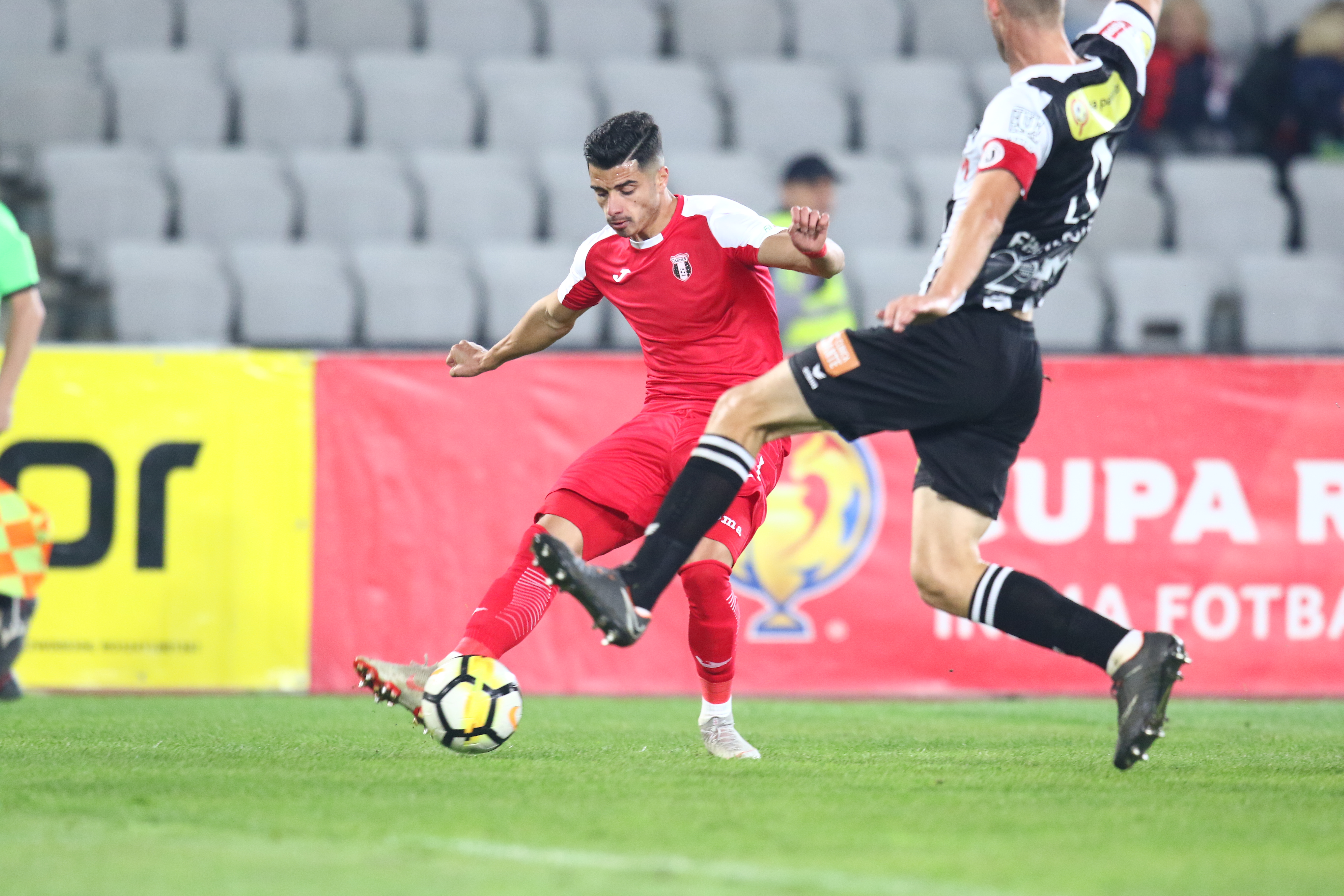 Prima reacție a fotbalistului Valentin Gheorghe, după prostia făcută în finalul meciului U Cluj - Astra Giurgiu: "Nu mi-am dat seama că sunt în ofsaid"