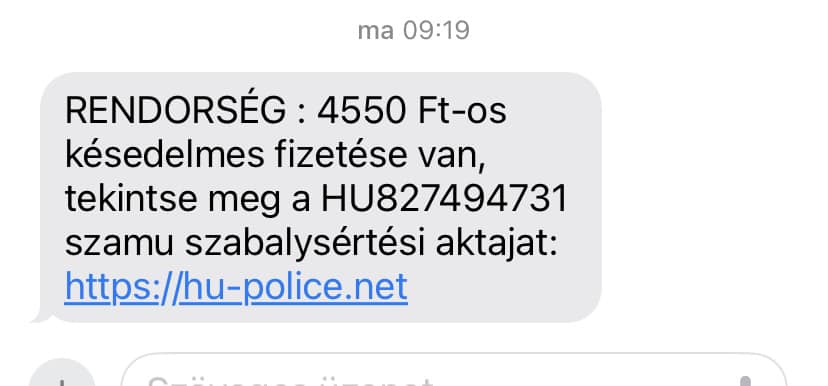 Ne dőljön be! Ezt az sms-t nem a rendőrség küldte: így óvja meg magát az átveréstől