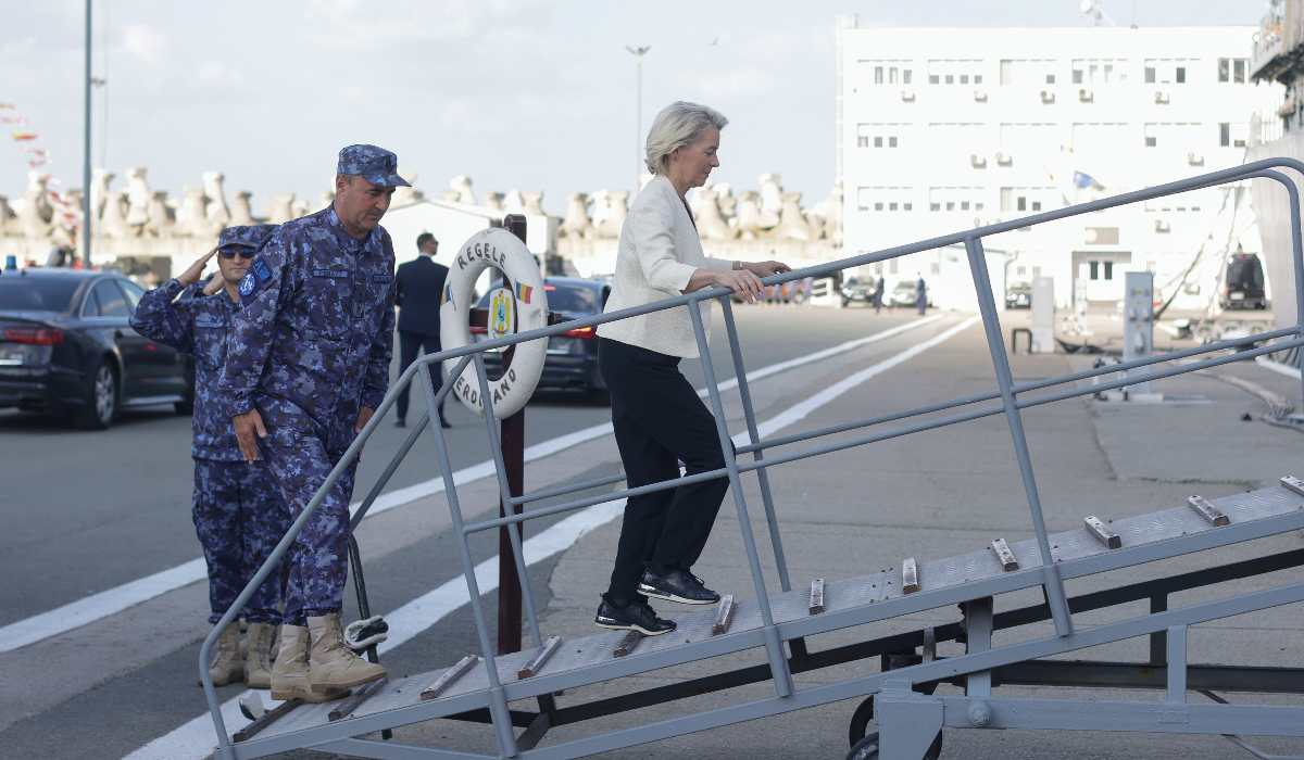 Nicușor Dan, conferință de presă cu Ursula von der Leyen pe țărmul Mării Negre. „Vizita reflectă importanța geostrategică a Portului Constanța” / „Dragă Nicușor...”  I VIDEO
