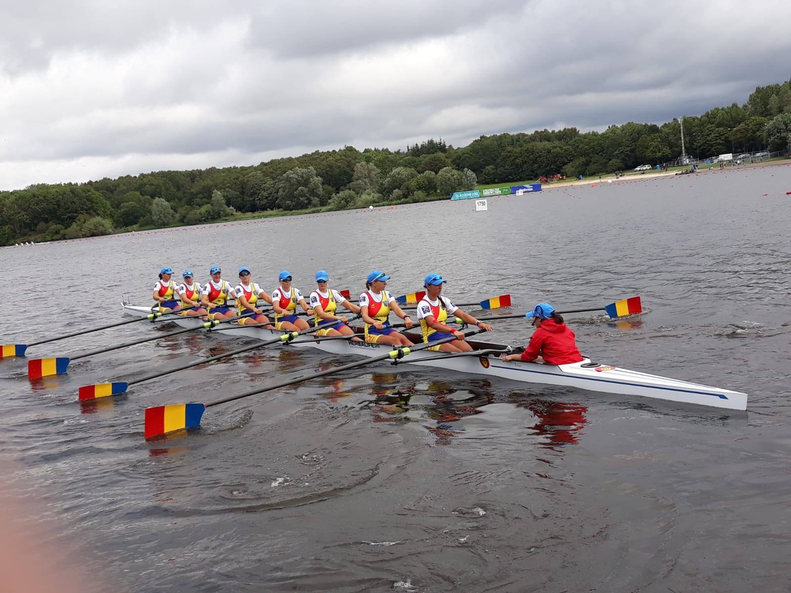Campionatul Mondial de Canotaj 2018. Barca regină de 8+1 s-a scufundat. România a cucerit o medalie de aur și una de argint