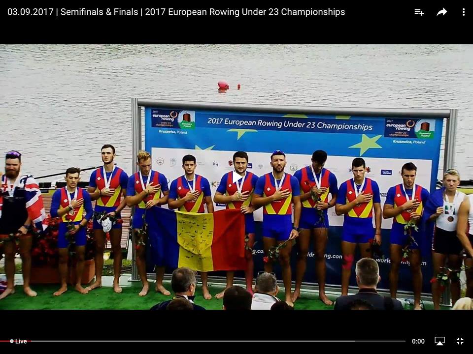 Canotaj. Opt medalii de aur pentru România, la Europenele Under-23