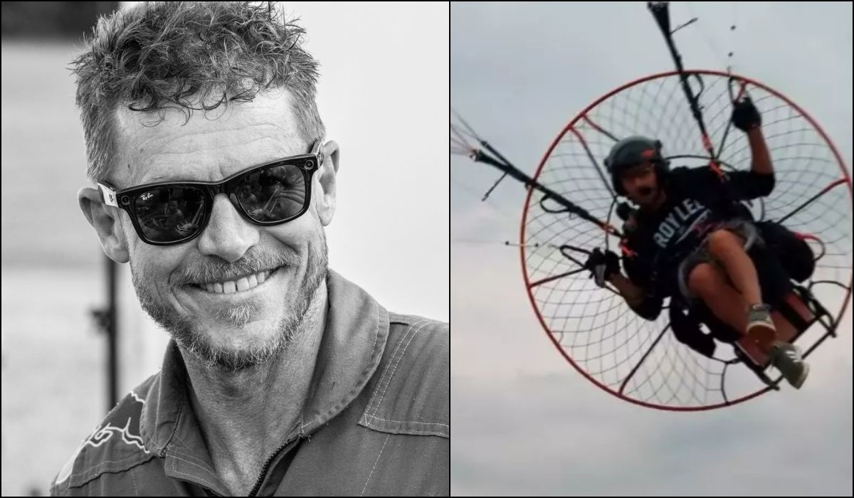 Singurele imagini de la înmormântarea lui Felix Baumgartner. Un spectacol aerian privat a fost organizat în memoria lui