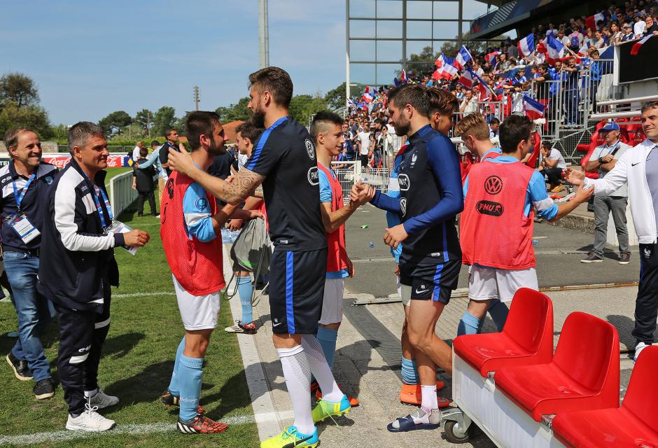 Într-un meci școală, Franța a învins Bayonne Under 19. Lacazette a marcat trei goluri