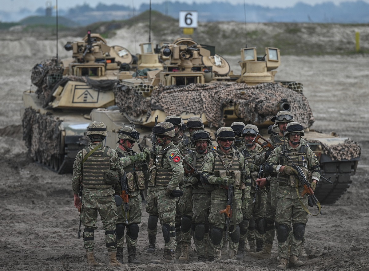 Filmare spectaculoasă cu „Lupii Negri”, infanteriștii români care se antrenează în Polonia în exercițiul Anakonda-23