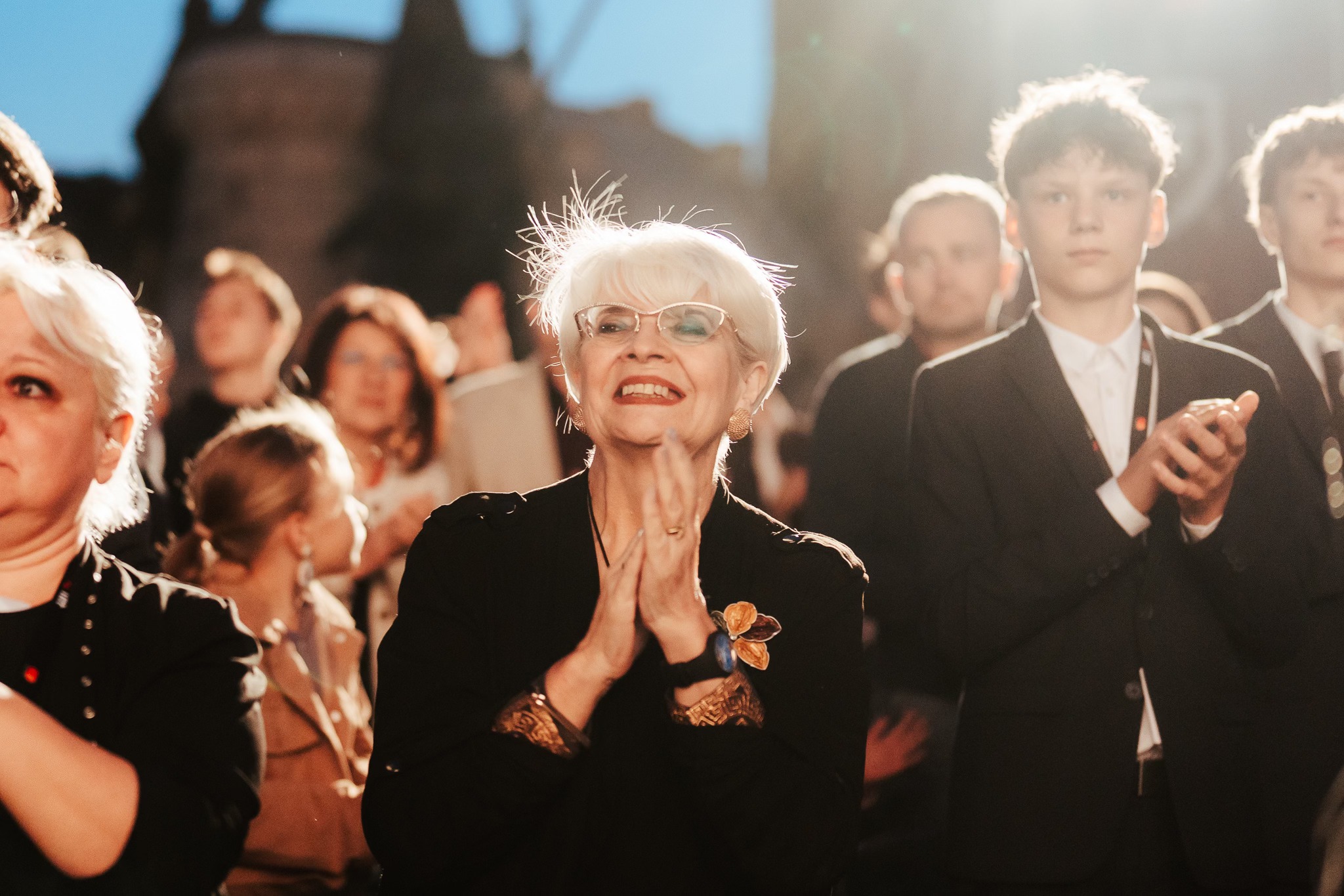 Imagini de la TIFF 2025. Florin Piersic a venit la brațul soției sale, iar de pe scenă a avut un dialog cu Emil Boc