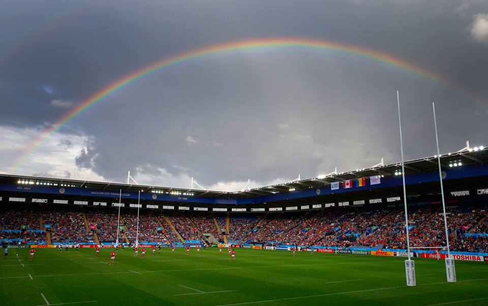 Cupa Mondială de Rugby, ROMÂNIA - CANADA 17-15! Viiictooorieeee! Grămada cere vârf! Nord-americanii au condus cu 15-0, după 45 de minute! Macovei, cu două eseuri pe înaintare, și "americanul" Vlaicu - două transformări, plus o lovitură de pedeapsă decisivă - au întors miraculos rezultatul. Pe o ploaie sâcâitoare, ”stejarii” au strivit ”arțarii. Cea mai tare revenire din istorie! / GALERIE FOTO & VIDEO