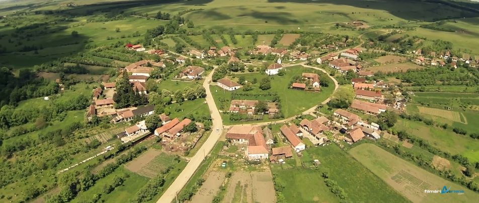 FOTO și VIDEO/ Charlottenburg, singurul sat circular din România