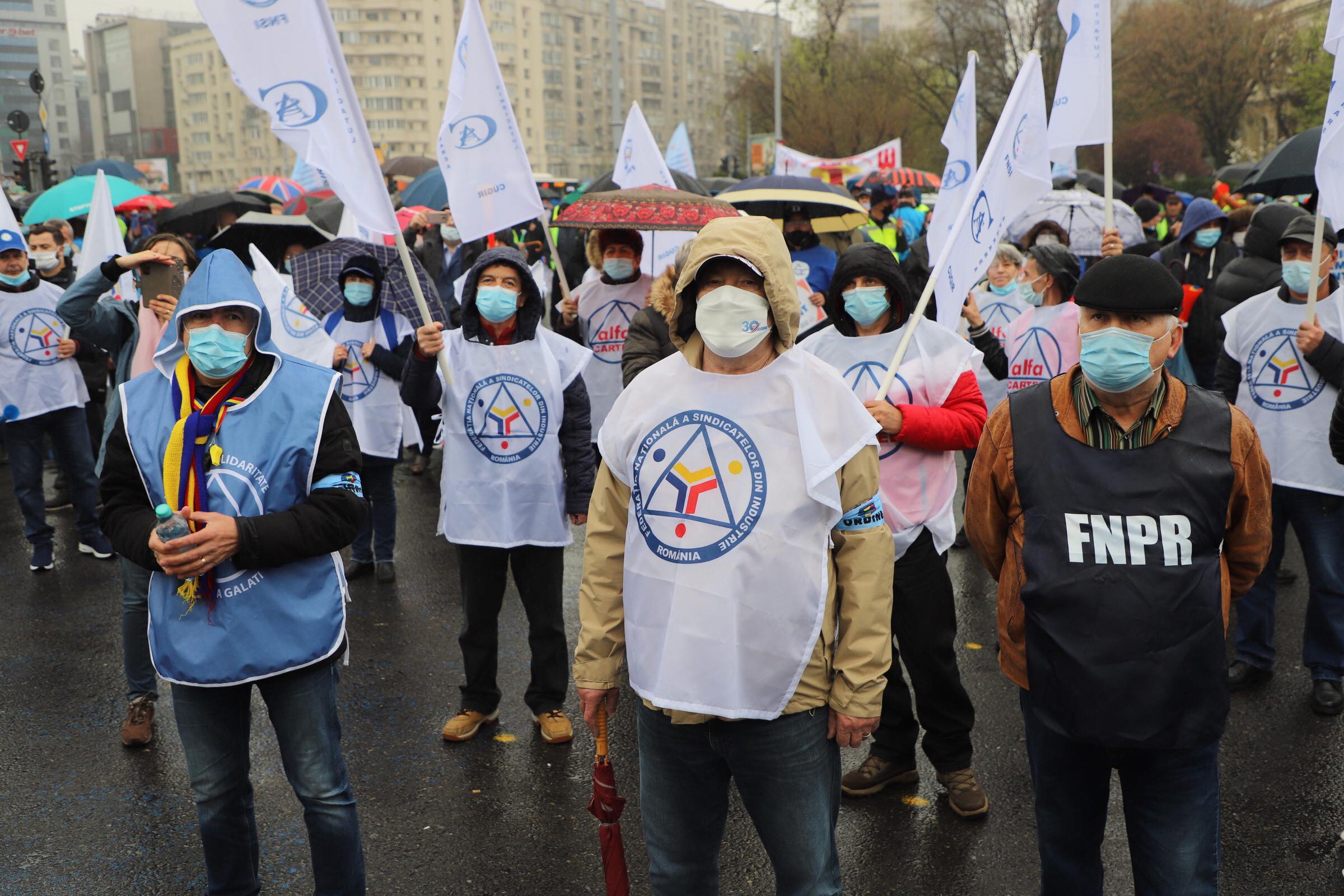 Noi proteste sindicale în fața Guvernului. Care sunt revendicările