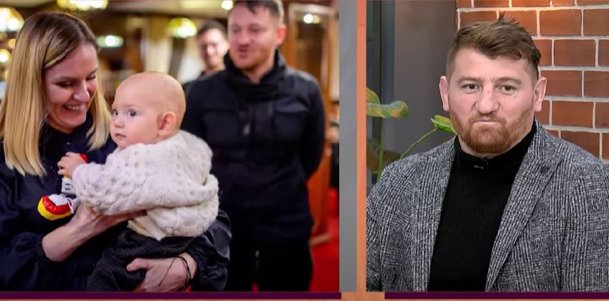 Băiatul lui Cătălin Moroșanu a împlinit 1 an. Ce obiecte a ales Patrick Nicolas de pe tavă la tăierea moțului: „Un copil dă restart la tot, și la viață, și la relație”