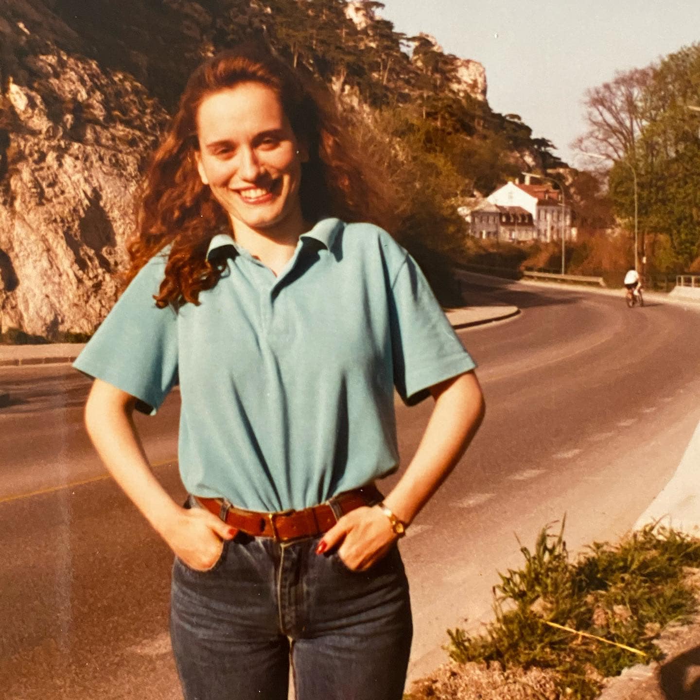 Fotografii rare cu Andreea Esca din 1992, când nu lucra încă la PRO TV. „Am fost în prima mea delegație peste hotare”