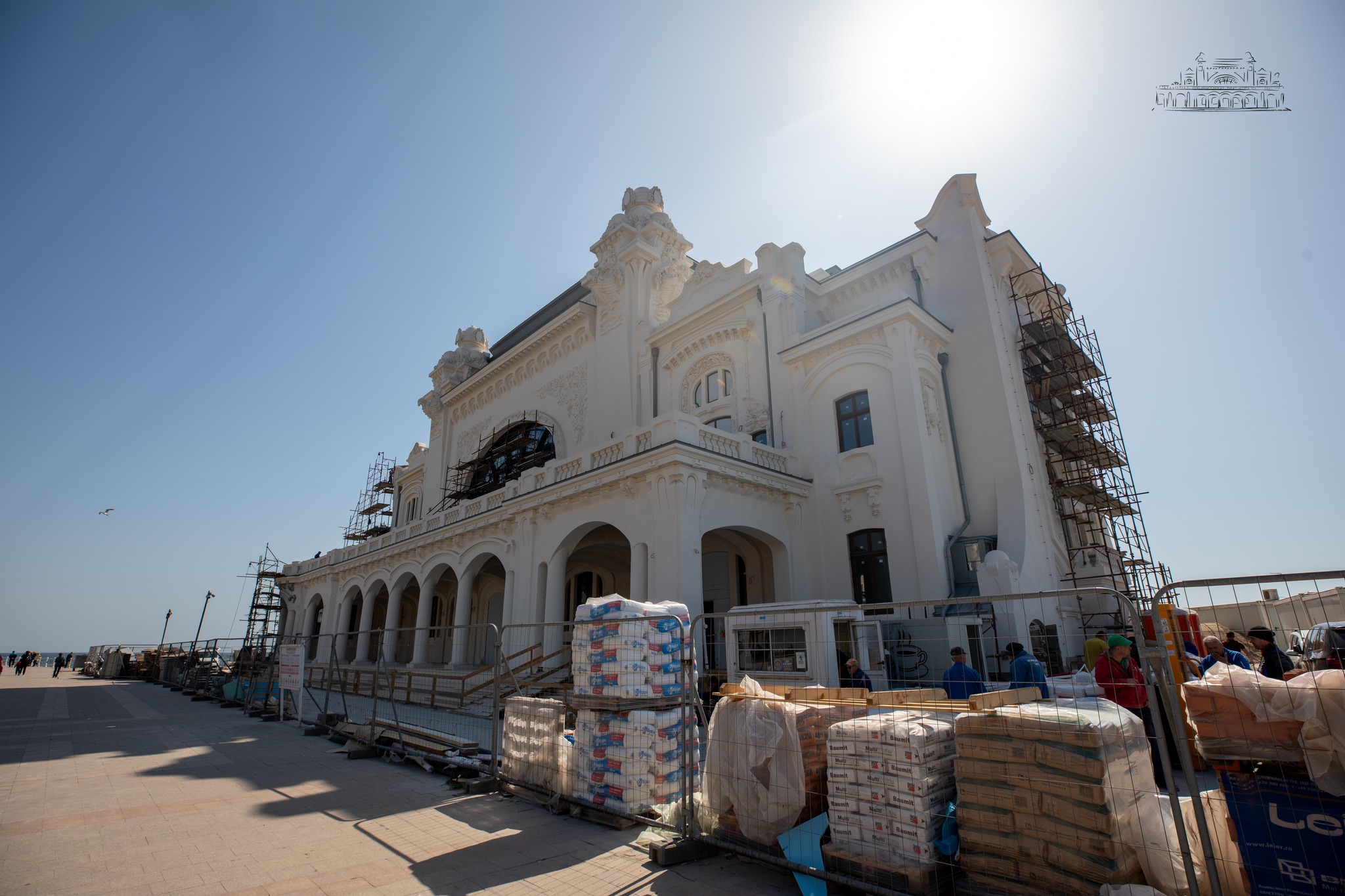 Lucrările la Cazinoul din Constanţa se apropie de final după 4 ani. Care va fi destinația clădirii