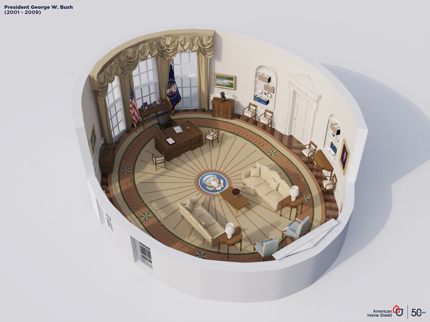 20 de președinți și un birou. Cum s-a schimbat Biroul Oval de-a lungul unui secol și ce modificări a făcut Biden după plecarea lui Trump