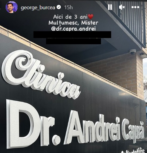 George Burcea s-a întors din SUA. Care e prima vizită pe care a făcut-o actorul la revenirea în țară