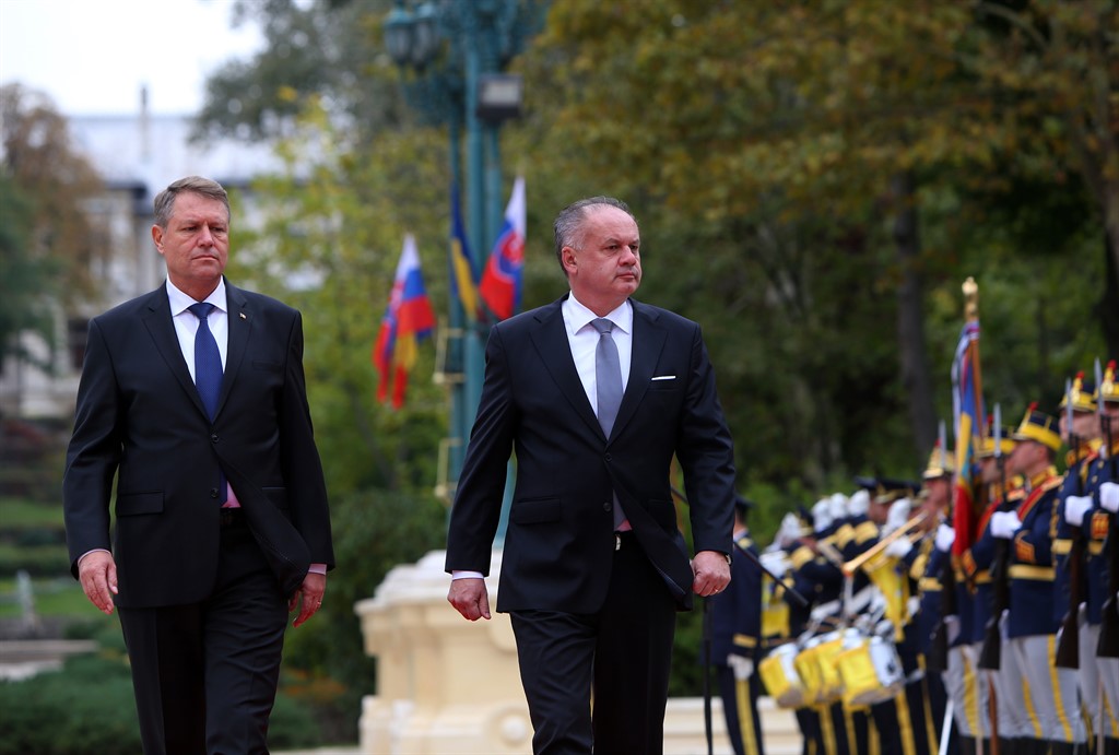 Klaus Iohannis s-a întâlnit cu Preşedintele Slovaciei la Palatul Cotroceni / FOTO